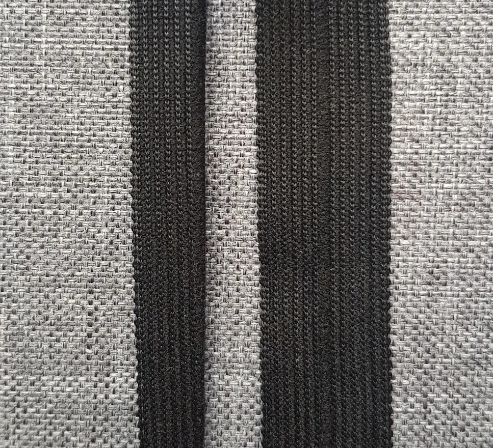 19 mm Knitted Braid Tape Lightweight pre shrunk Webbing 1mm Thick Edging Soft