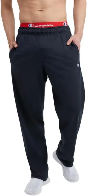 Champion mens Pants, Everyday Cotton, Lightweight Open-hem Lounge Pants for Men (Reg. Or Big & Tall)Track Pants