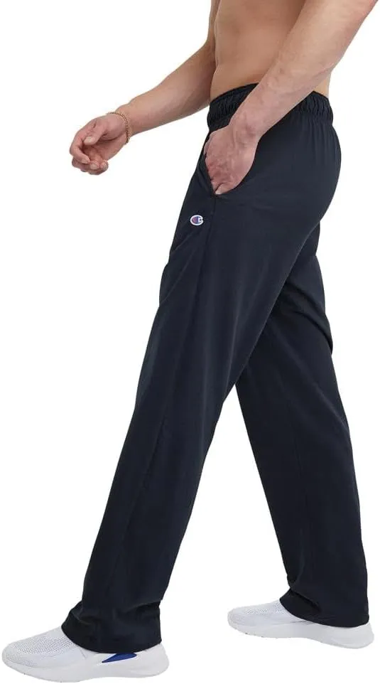 Champion mens Pants, Everyday Cotton, Lightweight Open-hem Lounge Pants for Men (Reg. Or Big & Tall)Track Pants