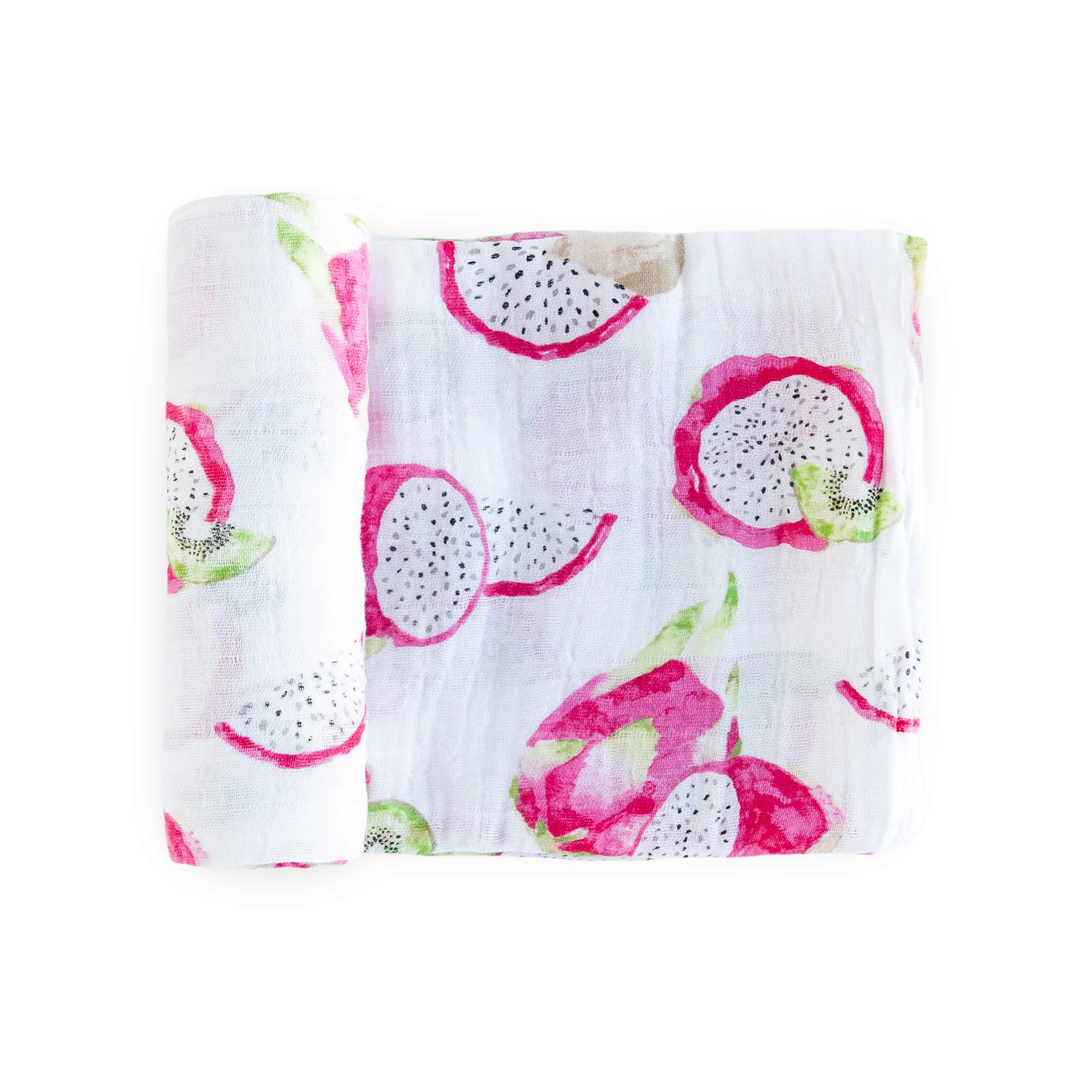 Cotton Muslin Swaddle Blanket - Pitaya