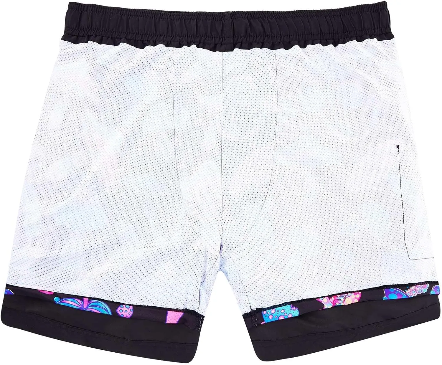 Cozople Mens Swim Trunks Quick Dry Bathing Suit with Compression Liner 5.5" Inseam Anti Chafe Beach Swim Shorts