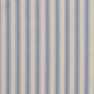 Curtain Tick Organic Cotton Mid Blue