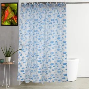 Kuber Industries Shower Curtain & Bathmat Set | Non-Slip Bath mats for Bathroom | Easy-Slide Curtains | Polyester Curtain or Bathmat for Bath Décor | XTL313-3T | 15 Pcs Set | Multicolor