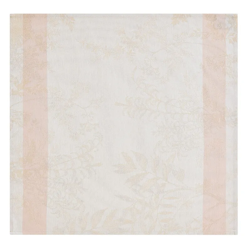 Le Jacquard Francais Napkin "Jardin d'Eden" Soft Pink