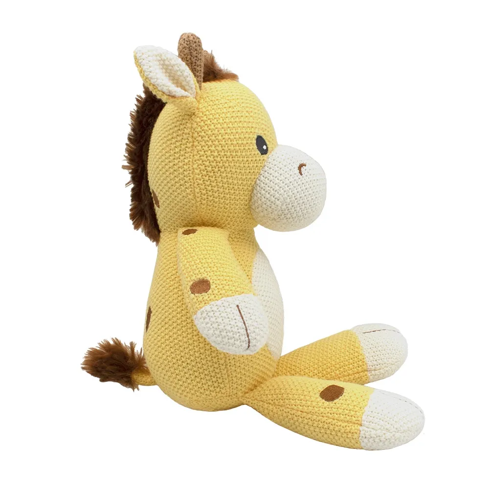 Living Textiles Knitted Soft Toy - Noah the Giraffe