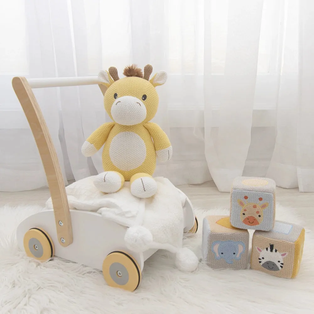 Living Textiles Knitted Soft Toy - Noah the Giraffe