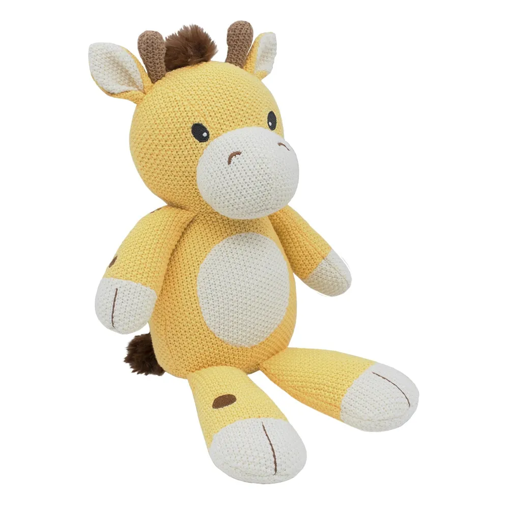 Living Textiles Knitted Soft Toy - Noah the Giraffe