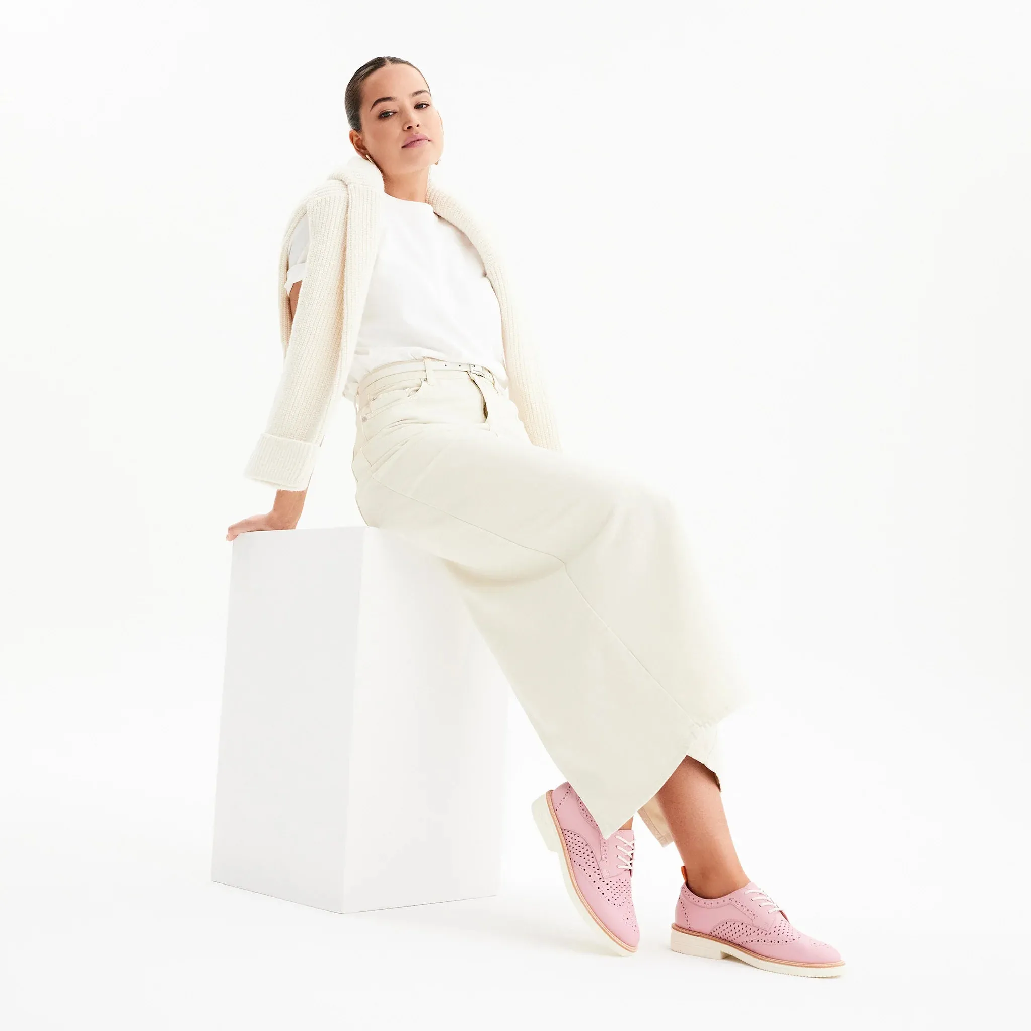 Rollie Brogue Rise Punch - Pink Pop