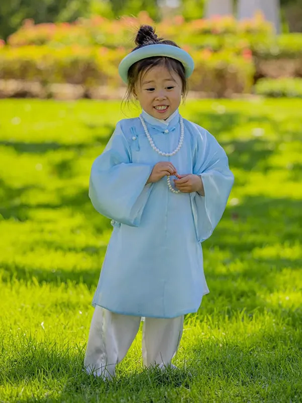 Wedding Ao Dai Blue Girl Ao Dai Dress