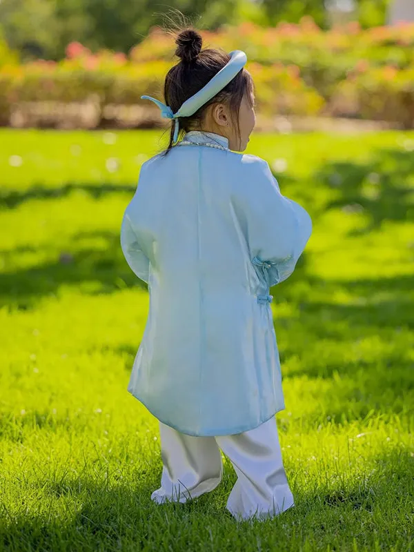 Wedding Ao Dai Blue Girl Ao Dai Dress